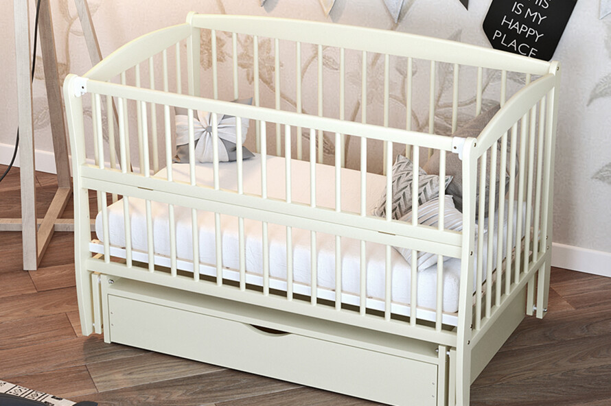 Кроватка детская Элит Цвет Слоновая Кость