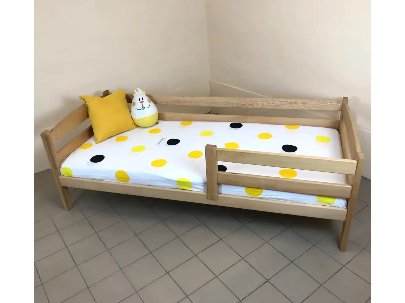 Ліжко Лілу (масив бука) колір натуральний Ліжко Лілу (масив бука) колір натуральний