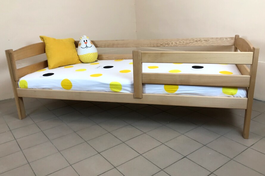 Ліжко Лілу (масив бука) колір натуральний