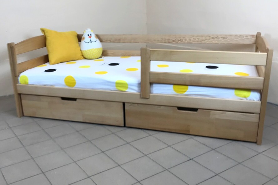 Ліжко Лілу (масив бука) колір натуральний