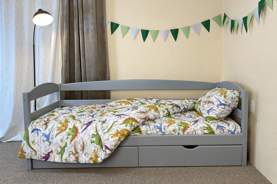 Детская кровать с дерева Солнышко Цвет RAL