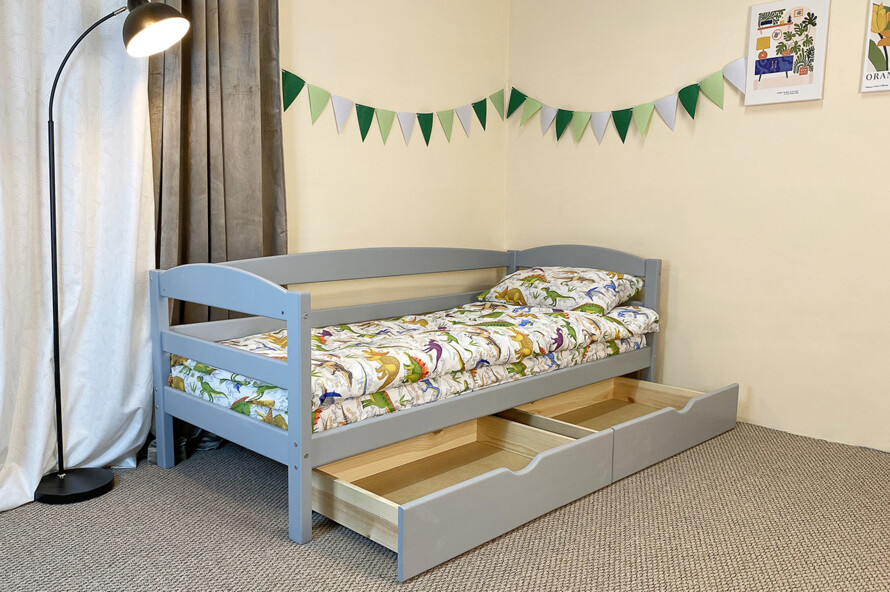 Детская кровать с дерева Солнышко Цвет RAL