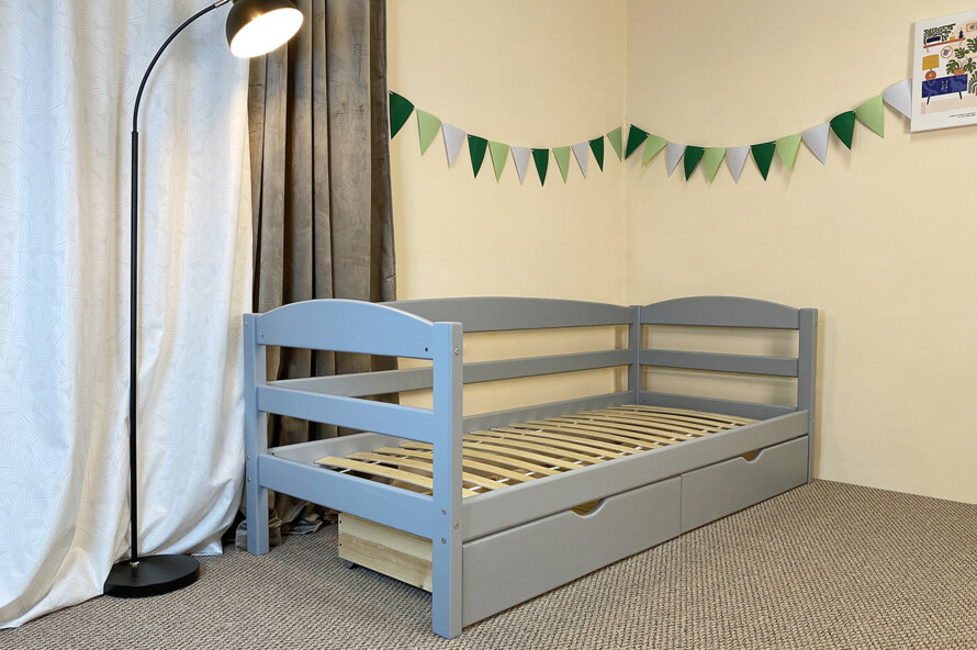 Детская кровать с дерева Солнышко Цвет RAL