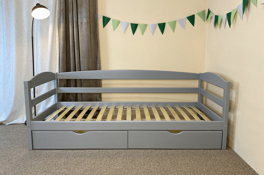 Детская кровать с дерева Солнышко Цвет RAL