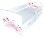 Дитяче ліжко з бортиком Кіндер Кул + Матрац Розет