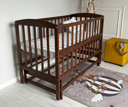 Ліжечко для малюків Valeri (Валері) Колір Горіх