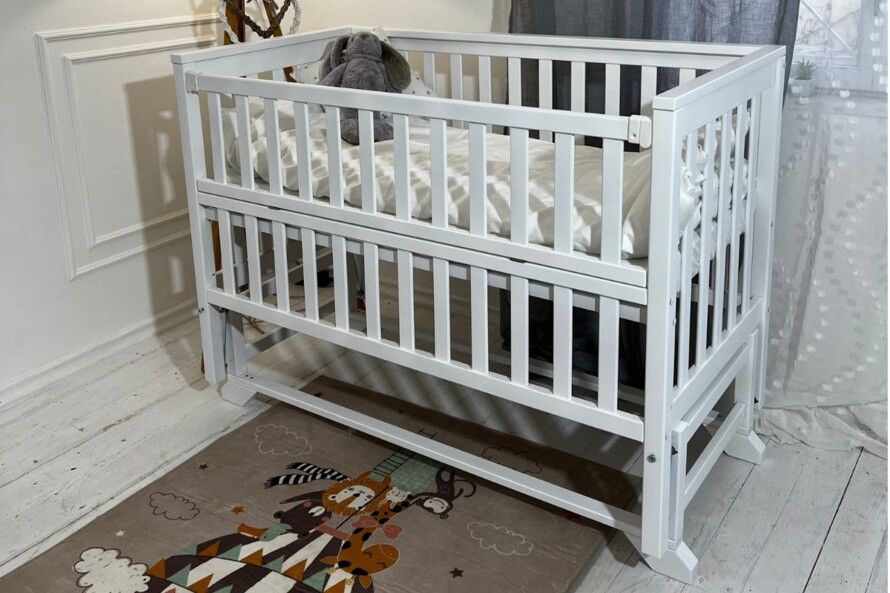 Ліжечко для малюків Alex (Алекс) Колір Білий