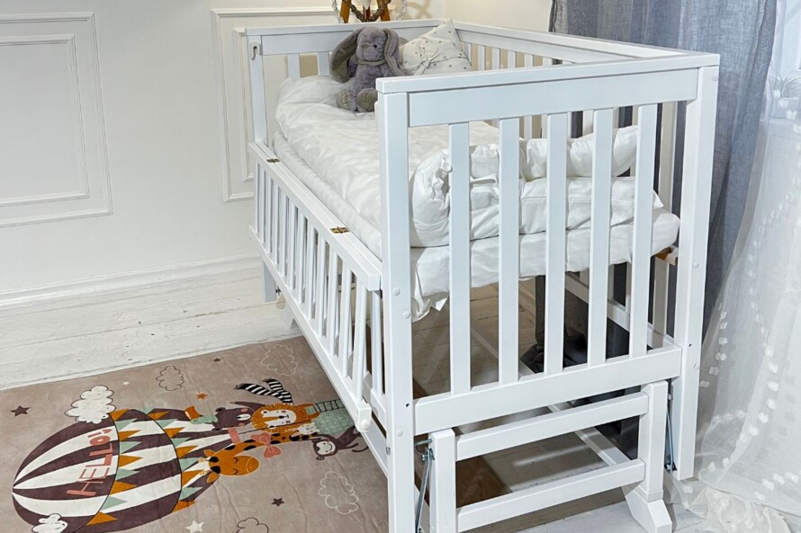 Ліжечко для малюків Alex (Алекс) Колір Білий