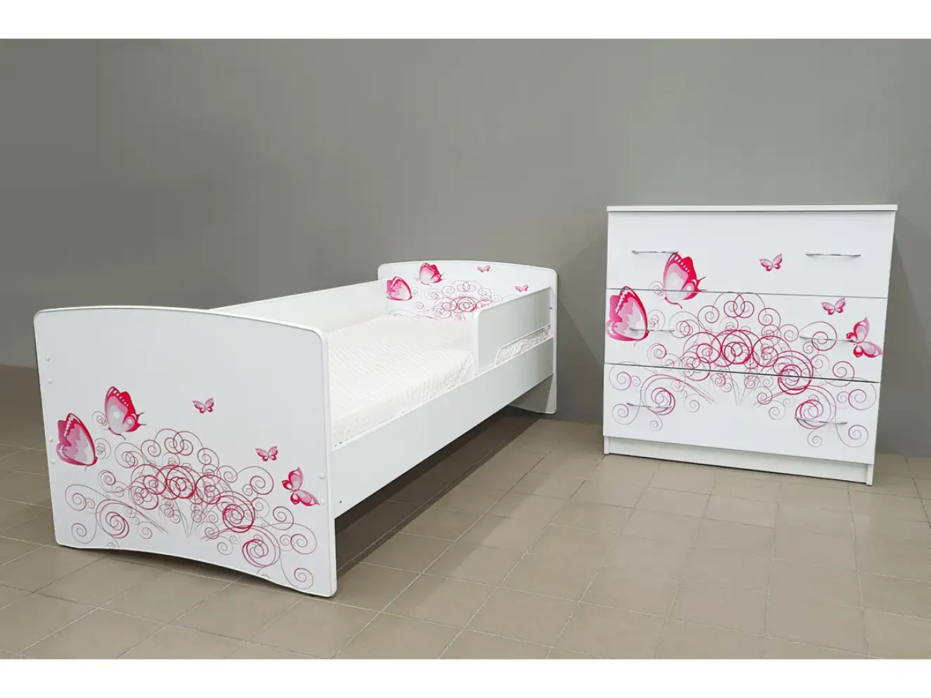 Кровать для девочки Киндер Кул - рисунок 2 / KINDER-COOL