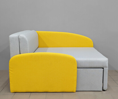 Диван-ліжко СМАЙЛ 3 жовтий /SMILE