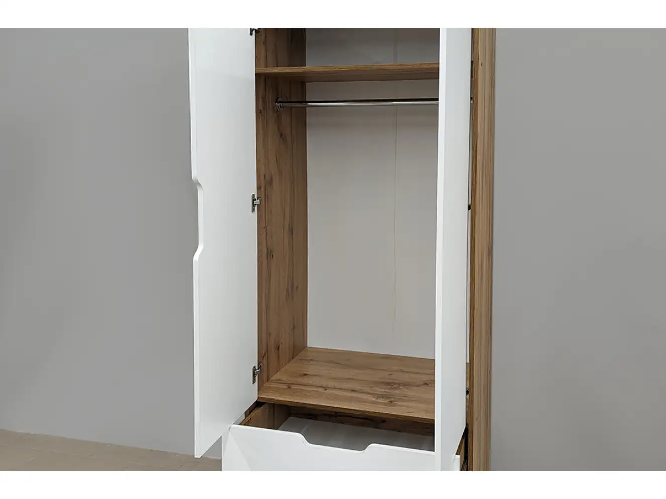 Шкаф Тинейджер белый+тахо / Wardrobe Teenager