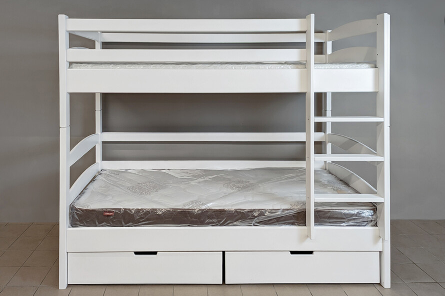 Детская двухъярусная кровать Виктория (бук) Цвет RAL