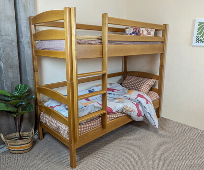 Кровать двухъярусная Виктория (бук) Цвет Тонированный