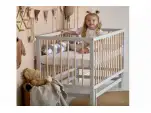 Дитяче ліжечко Казка Колір Сірий з натуральним