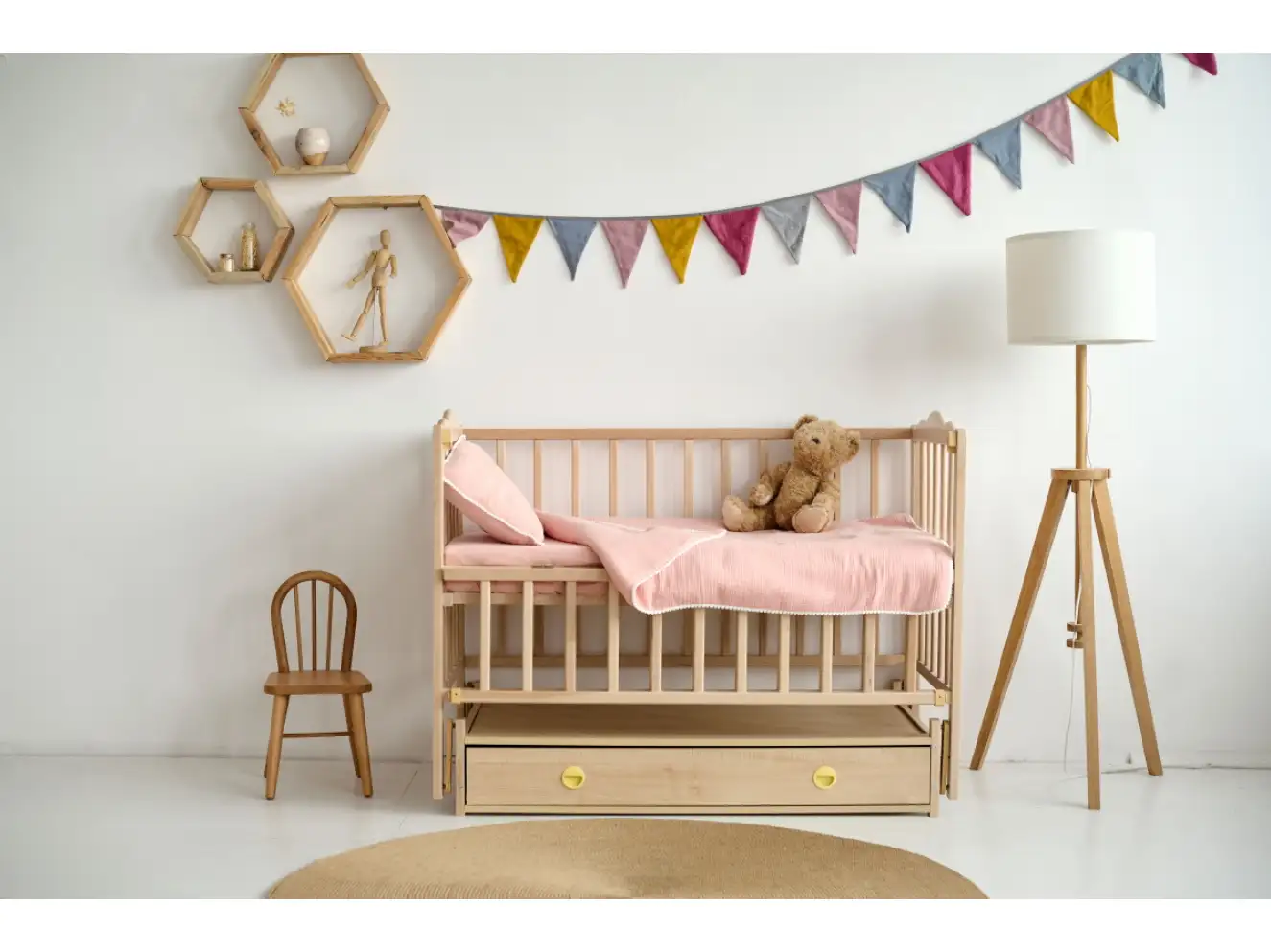 Кроватка детская Ангелина Цвет Натуральный Кроватка детская Ангелина Цвет Натуральный