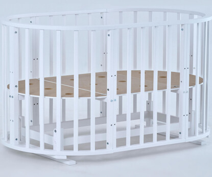 Дитяче ліжечко Сонечко Колір Білий