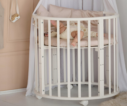 Кроватка детская Солнышко Цвет Слоновая Кость