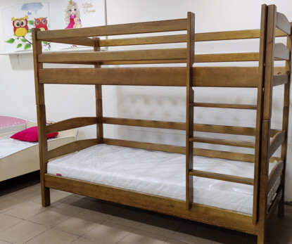 Кровать двухъярусная Виктория (ольха) Тонированная