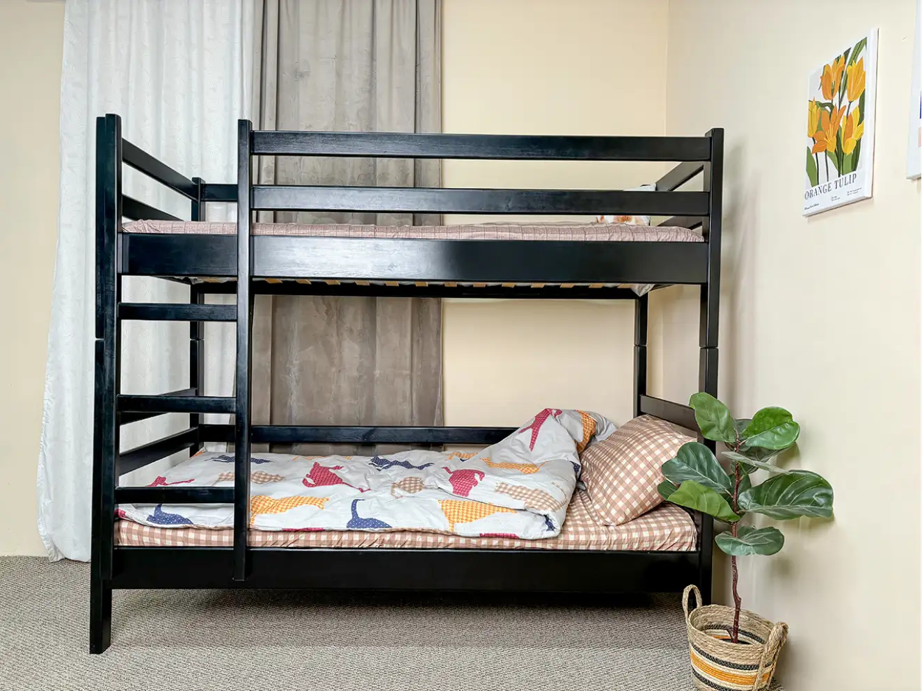 Двухъярусная кровать Классика (ольха) Тонированная