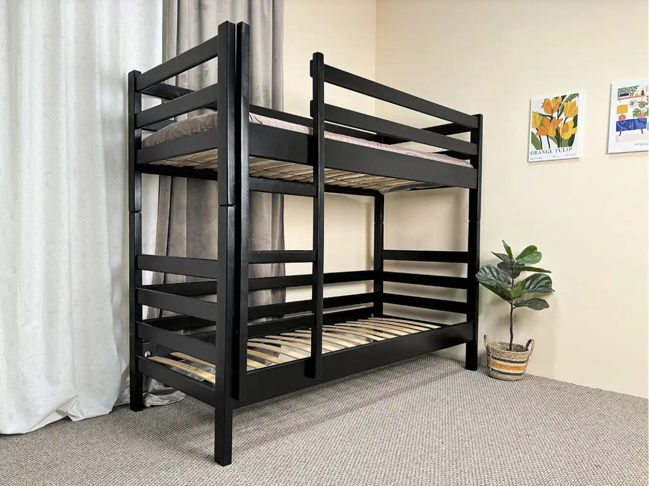 Двухъярусная кровать Классика (ольха) Тонированная