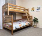 Двухъярусная семейная кровать Кай (ольха)