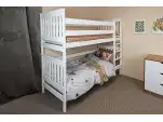 Ліжко двоярусне Мішель (бук) Колір Білий