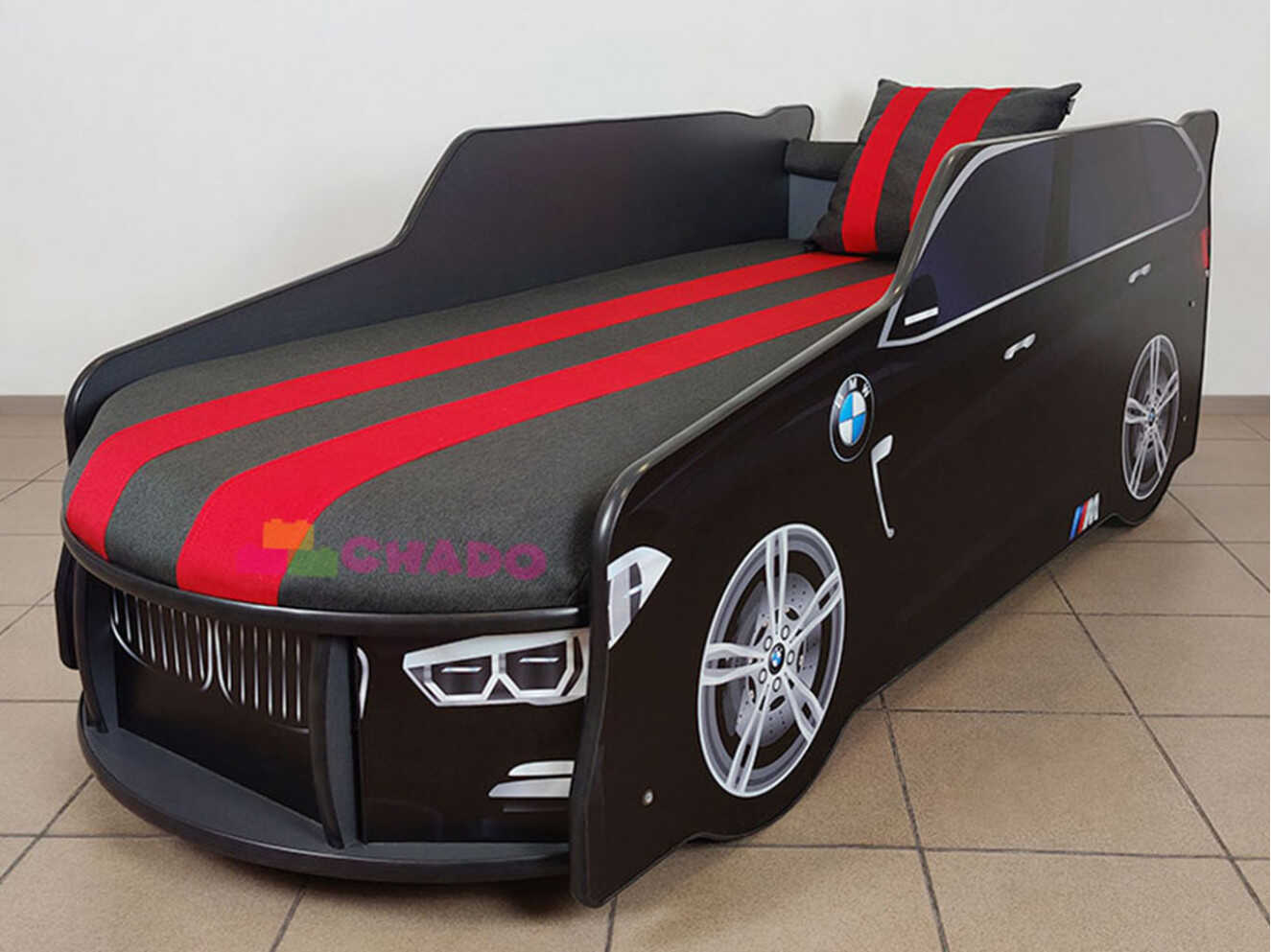 Ліжко машина Преміум BMW / PREMIUM BMW  колір чорний