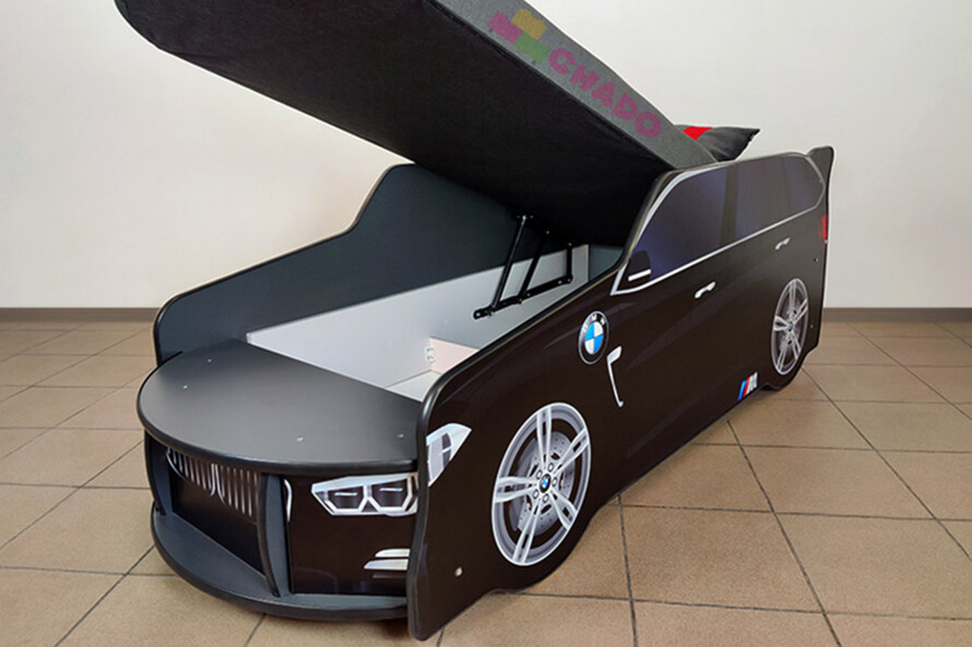 Кровать машина Премиум БМВ / PREMIUM BMW цвет черный