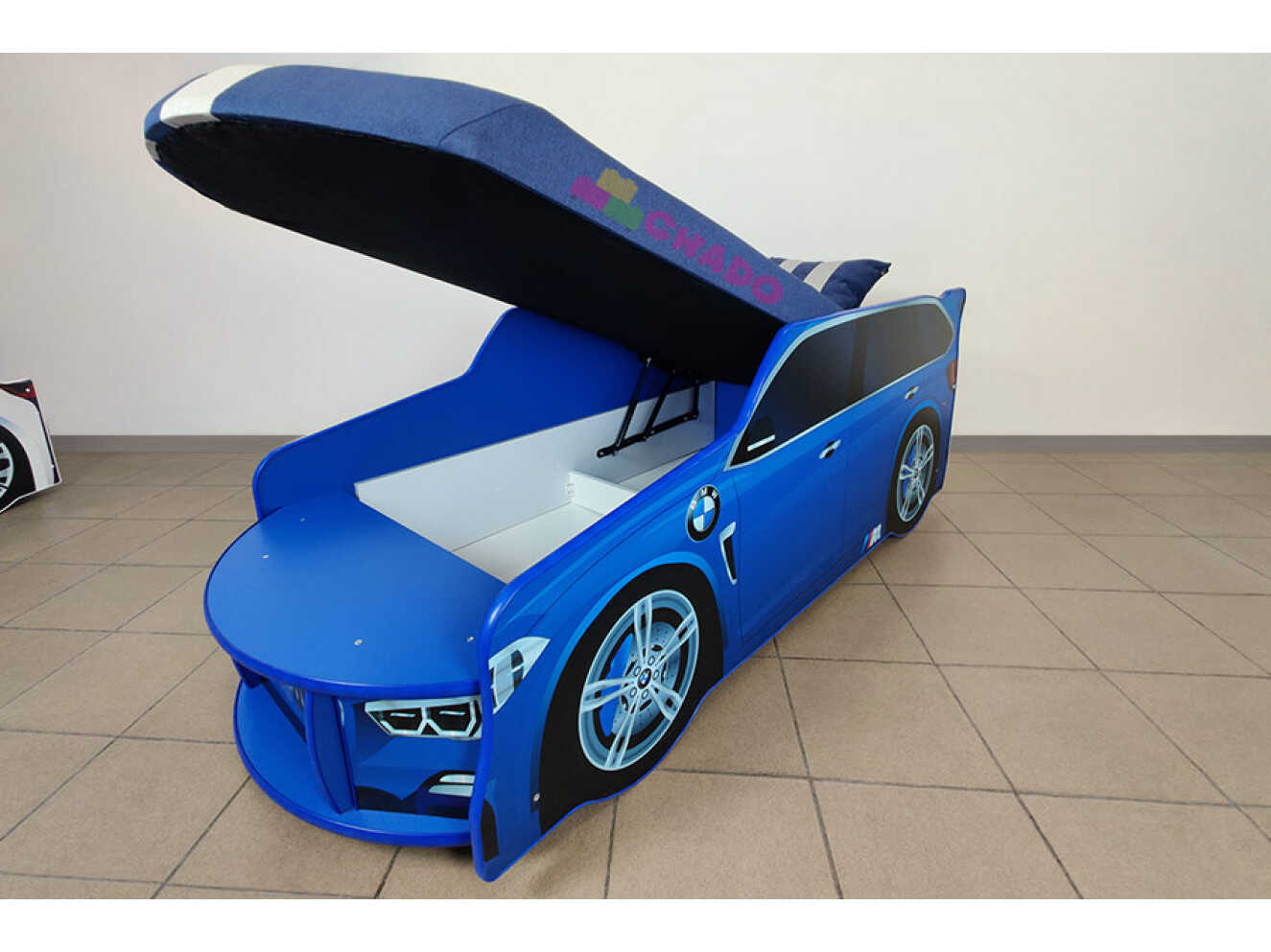 Ліжко машина Преміум BMW / PREMIUM BMW  колір синій
