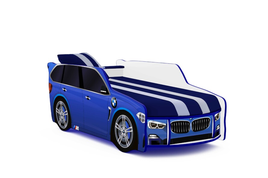 Кровать машина Премиум БМВ / PREMIUM BMW цвет синий