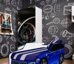 Кровать машина Премиум БМВ / PREMIUM BMW цвет синий