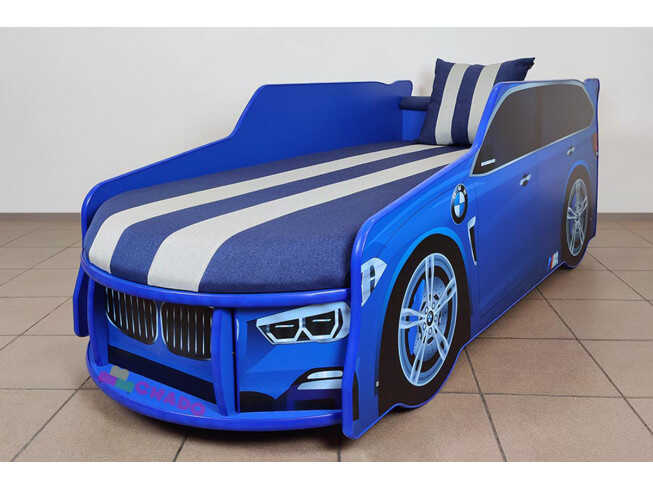 Ліжко машина Преміум BMW / PREMIUM BMW  колір синій