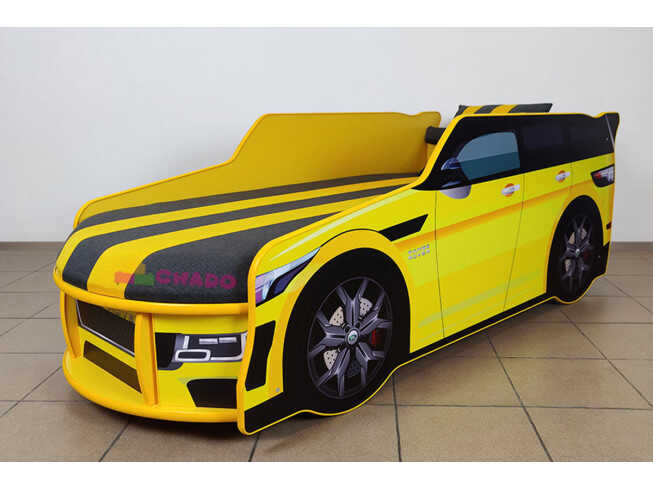 Ліжко машина Преміум Рендж Ровер / PREMIUM Range Rover колір жовтий