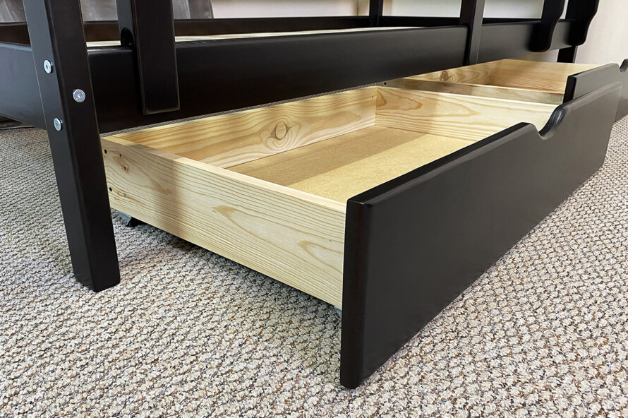 Ліжко двоярусне Сонечко ДУО (сосна) Тоноване