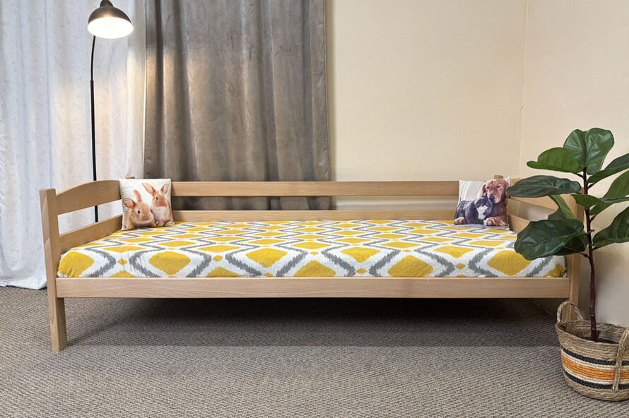 Ліжко Лілу (масив бука) колір натуральний