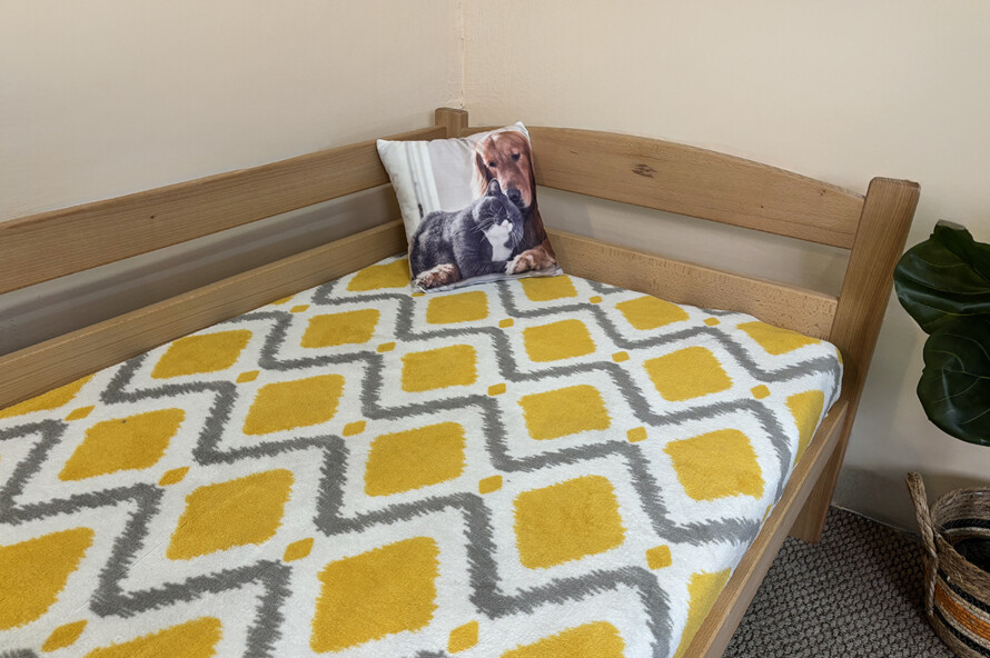 Ліжко Лілу (масив бука) колір натуральний