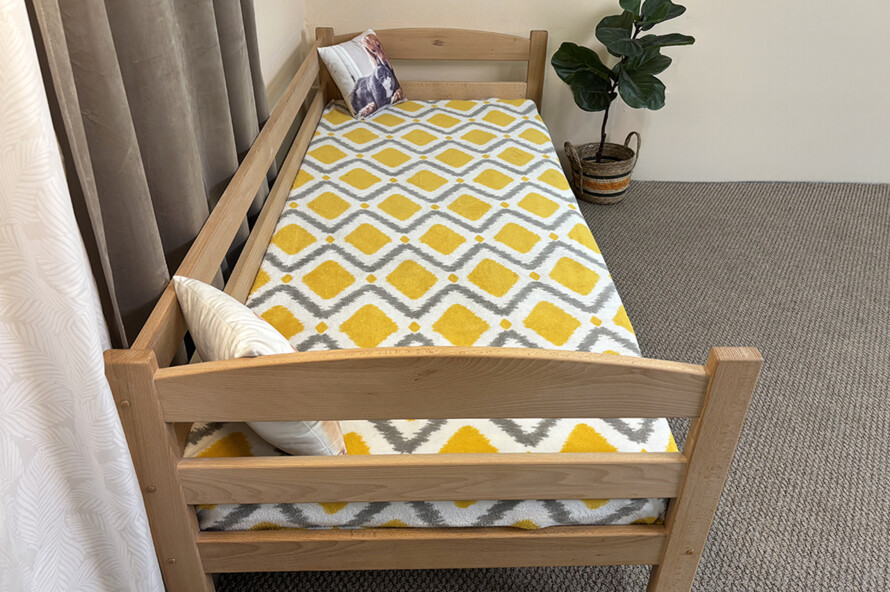 Ліжко Лілу (масив бука) колір натуральний