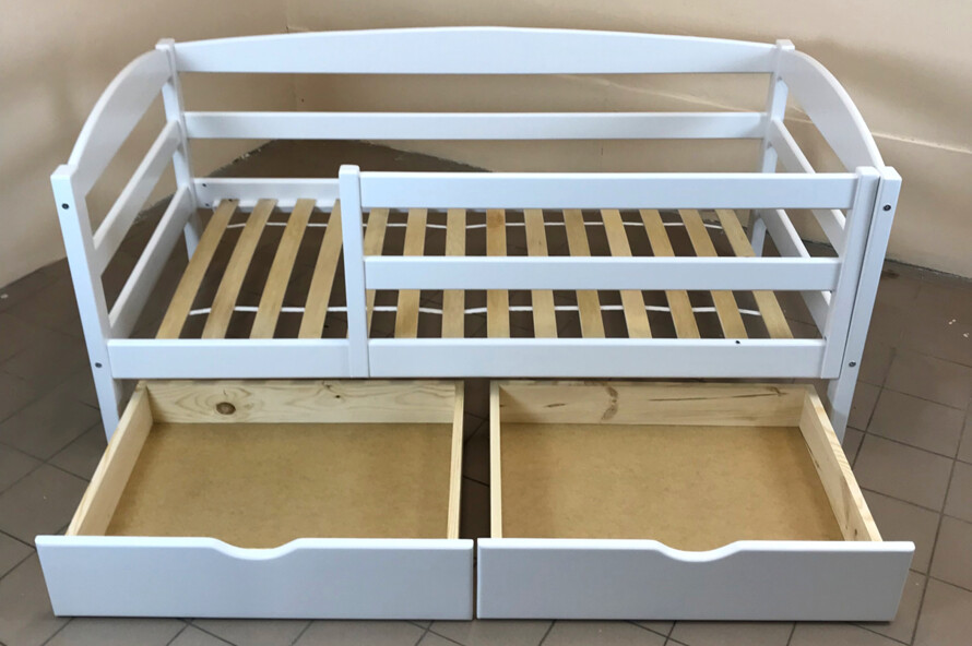 Кровать детская Солнышко цвет белый