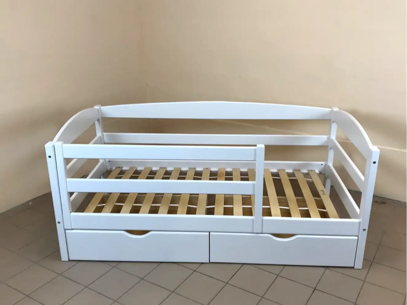 Ліжко дитяче Сонечко колір білий Ліжко дитяче Сонечко колір білий