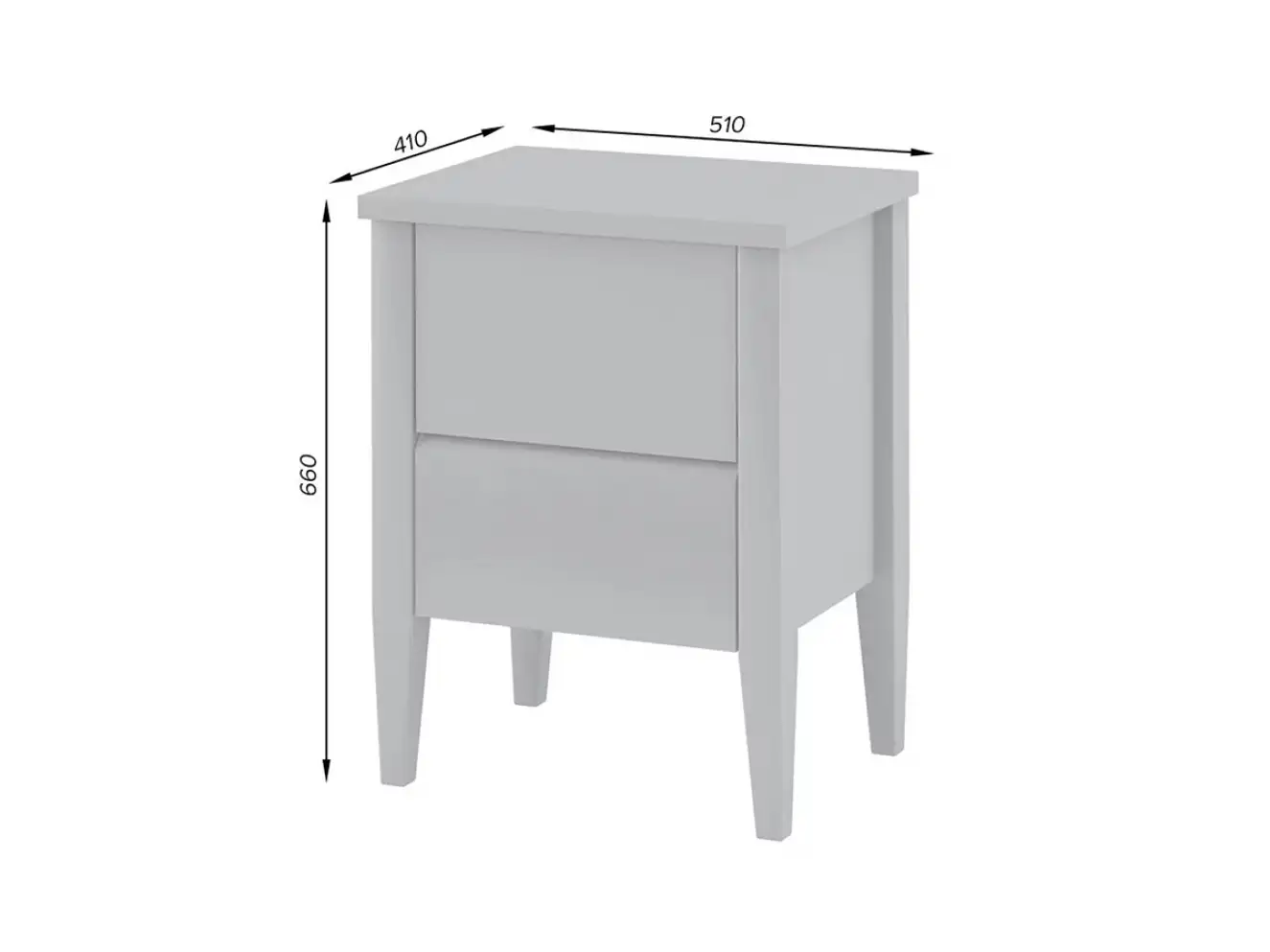 Тумба приліжкова Балі 2 Колір RAL (білий, сірий тощо) Тумба приліжкова Балі 2 Колір RAL (білий, сірий тощо)