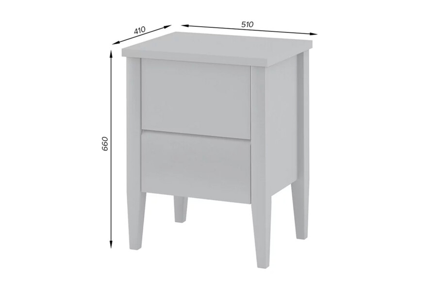 Тумба прикроватна Бали 2 Цвет RAL (белый, серый и т.д.)
