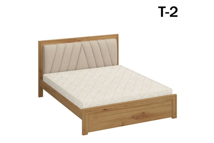 Кровать с мягким изголовьем Торонто Люкс Цвет RAL (белый, серый и т.д.)