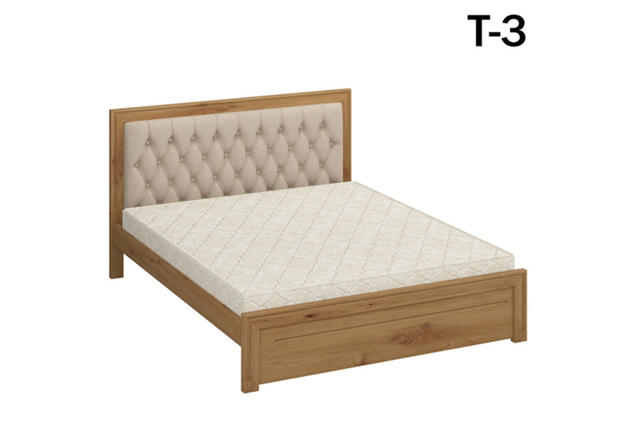 Кровать с мягким изголовьем Торонто Люкс Цвет RAL (белый, серый и т.д.)