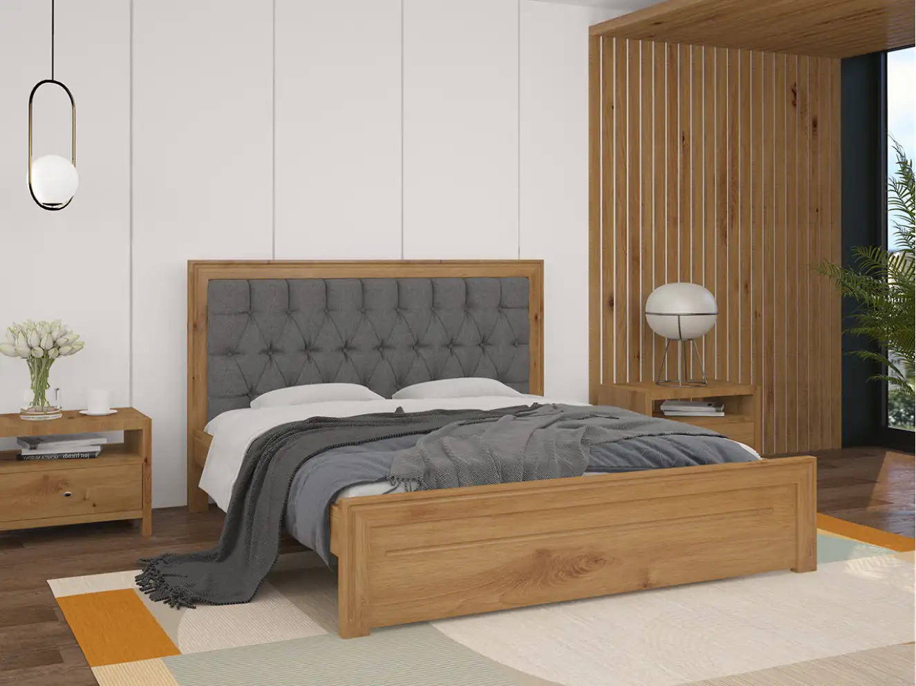 Ліжко з м`яким узголів`ям Торонто Колір Тонований Ліжко з м`яким узголів`ям Торонто Колір Тонований