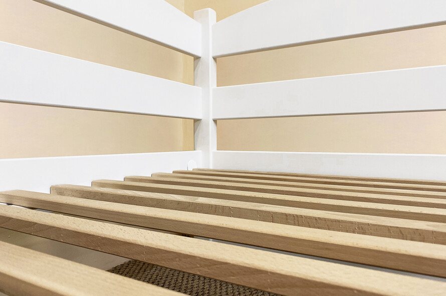 Дитяче ліжко з дерева Фіона Колір Білий