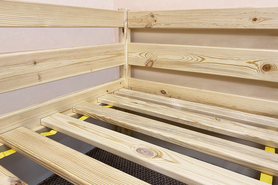 Детская кровать с дерева Симба (натуральный)