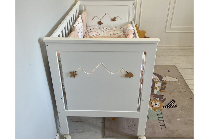 Ліжечко дитяче ЕММА Колір Білий