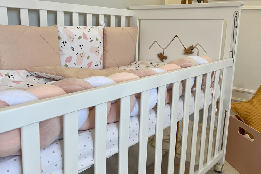 Ліжечко дитяче ЕММА Колір Білий