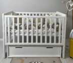 Ліжечко дитяче Mія з рухомою бічною стінкою
