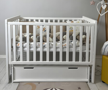 Ліжечко дитяче Mія з рухомою бічною стінкою